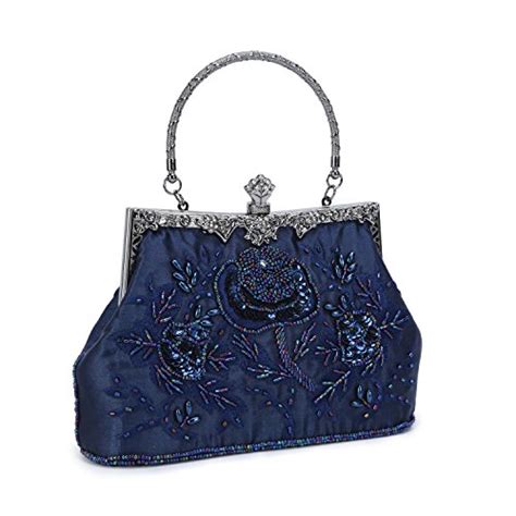 navy blue purse for wedding|large navy blue shoulder purse.